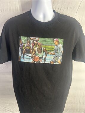 DGK Black Basketball Court Graphic Tee